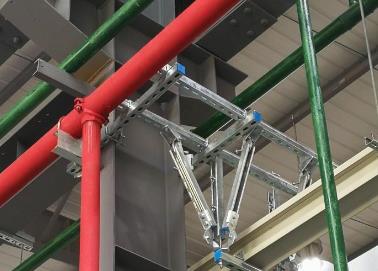 汕头市该抗震支架的整体式支吊架结构协调性好